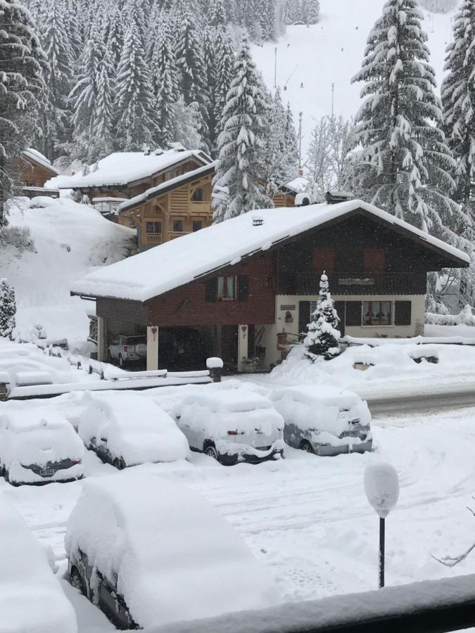 La Montagne « Un Coin D'Oxygene » Lägenhet Châtel Exteriör bild