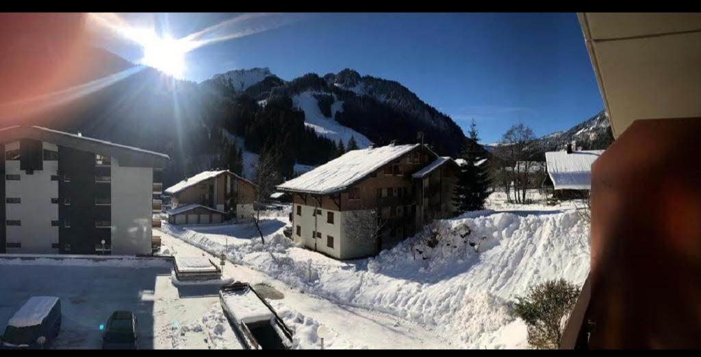 La Montagne « Un Coin D'Oxygene » Lägenhet Châtel Exteriör bild